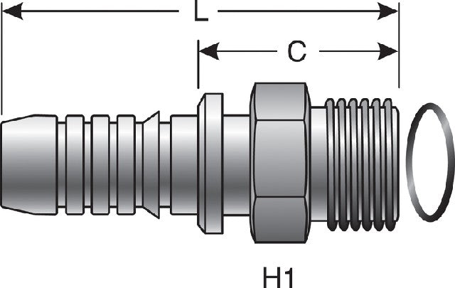 Hydraulic Coupling / Adapter Gates G20225-0810