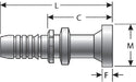 Hydraulic Coupling / Adapter Gates G20350-2024