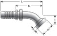 Hydraulic Coupling / Adapter Gates G20357-1212T