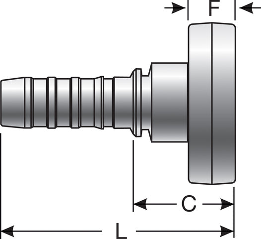 Hydraulic Coupling / Adapter Gates G20420-0817