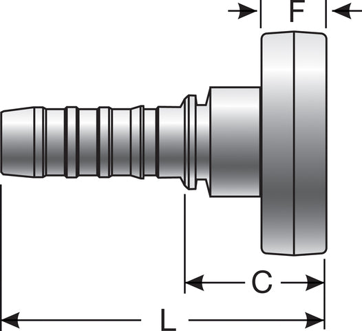 Hydraulic Coupling / Adapter Gates G20420-1021