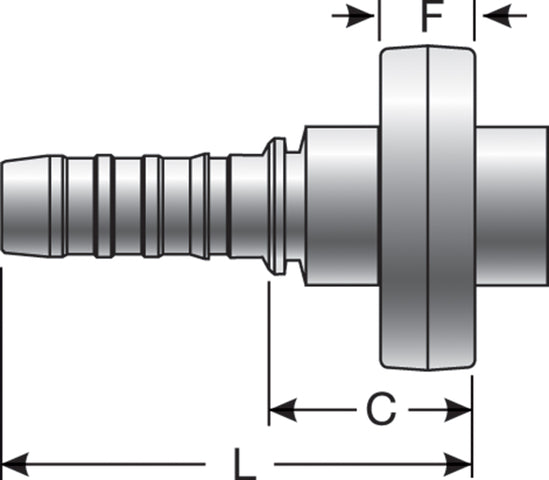 Hydraulic Coupling / Adapter Gates G20480-2042