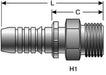 Hydraulic Coupling / Adapter Gates G20675-1634