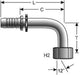 Hydraulic Coupling / Adapter Gates G20691-1634
