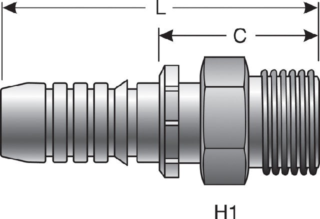 Hydraulic Coupling / Adapter Gates G20715-2038