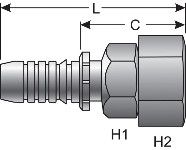 Hydraulic Coupling / Adapter Gates G20930-1212
