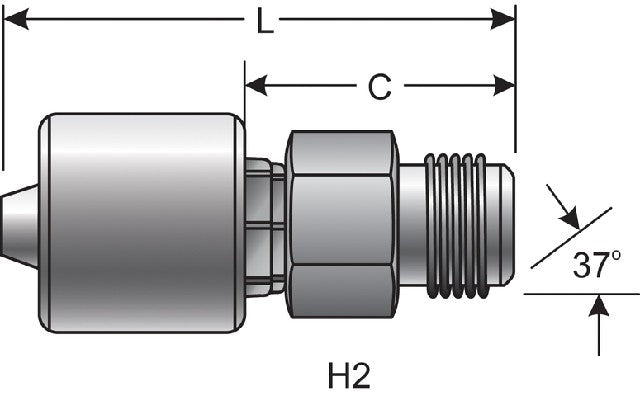 Hydraulic Coupling / Adapter Gates G21165-2020