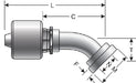 Hydraulic Coupling / Adapter Gates G21307-2020