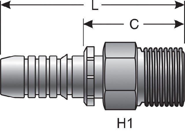 Hydraulic Coupling / Adapter Gates G22102-3232