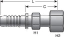 Hydraulic Coupling / Adapter Gates G22230-2424