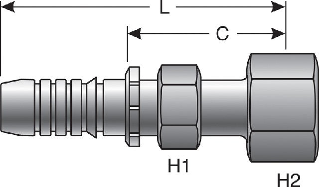 Hydraulic Coupling / Adapter Gates G22230-2424