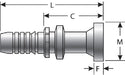 Hydraulic Coupling / Adapter Gates G22300-2420