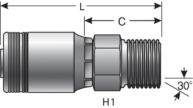 Hydraulic Coupling / Adapter Gates G23102-3232