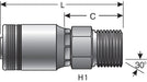 Hydraulic Coupling / Adapter Gates G23810-3232