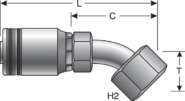 Hydraulic Coupling / Adapter Gates G24234-2424