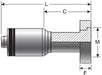 Hydraulic Coupling / Adapter Gates G24857-4063