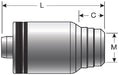 Hydraulic Coupling / Adapter Gates G24860-4040