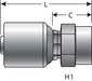 Hydraulic Coupling / Adapter Gates G25110-0404T