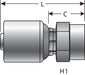 Hydraulic Coupling / Adapter Gates G25110-0608T