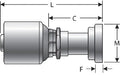 Hydraulic Coupling / Adapter Gates G25300-1212T