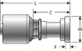 Hydraulic Coupling / Adapter Gates G25300-1216T