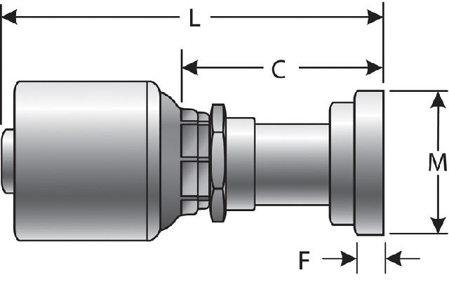 Hydraulic Coupling / Adapter Gates G25300-1216T