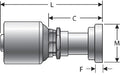 Hydraulic Coupling / Adapter Gates G25300-1616T