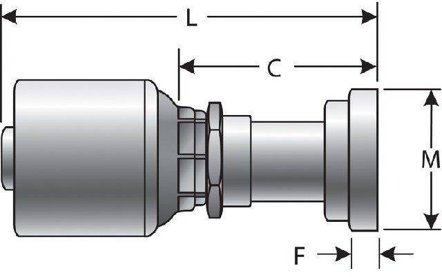Hydraulic Coupling / Adapter Gates G25300-1616T