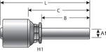 Hydraulic Coupling / Adapter Gates G25750-0410