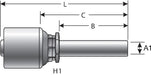 Hydraulic Coupling / Adapter Gates G25750-0612