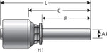 Hydraulic Coupling / Adapter Gates G25750-1018