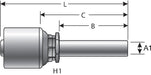 Hydraulic Coupling / Adapter Gates G25750-1022