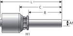 Hydraulic Coupling / Adapter Gates G25750-1222