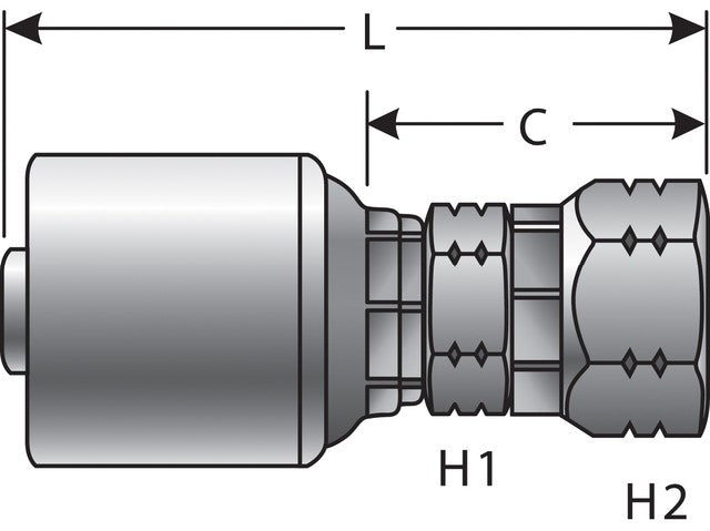 Hydraulic Coupling / Adapter Gates G25932-0404