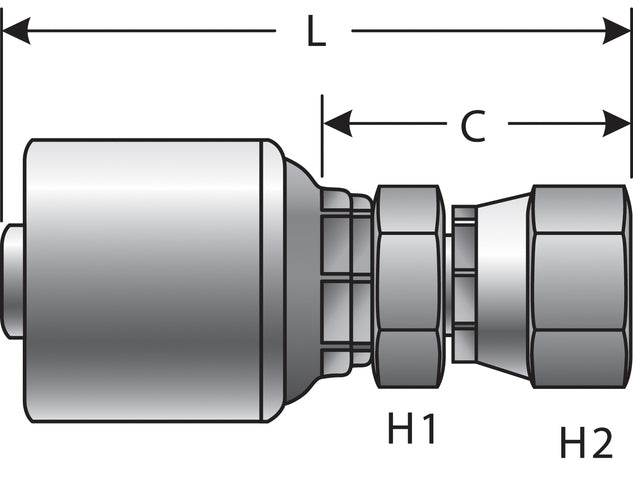 Hydraulic Coupling / Adapter Gates G25932-0606