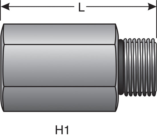 Hydraulic Coupling / Adapter Gates G25974-0404X