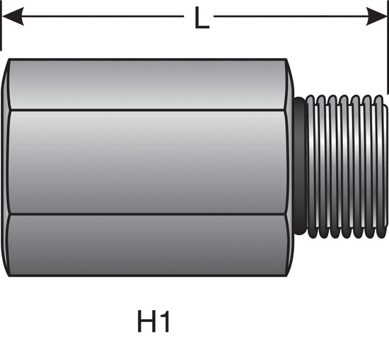 Hydraulic Coupling / Adapter Gates G25974-0606