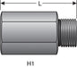 Hydraulic Coupling / Adapter Gates G25974-0606X
