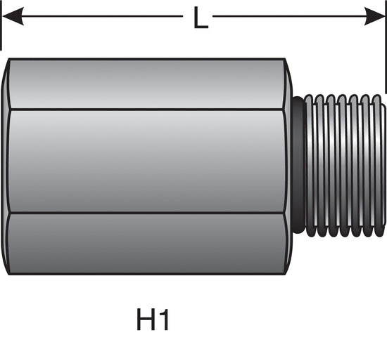 Hydraulic Coupling / Adapter Gates G25974-0608X