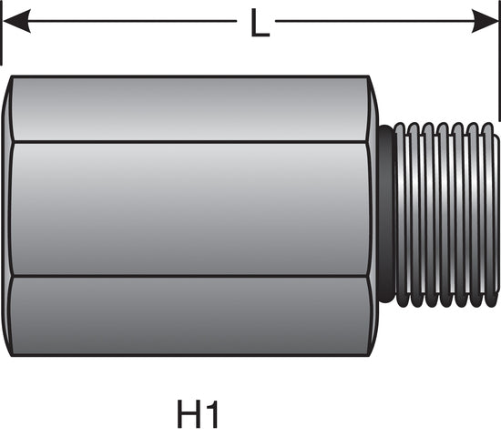Hydraulic Coupling / Adapter Gates G25974-0806X
