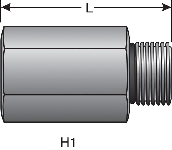 Hydraulic Coupling / Adapter Gates G25974-1008X