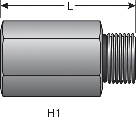Hydraulic Coupling / Adapter Gates G25974-1010