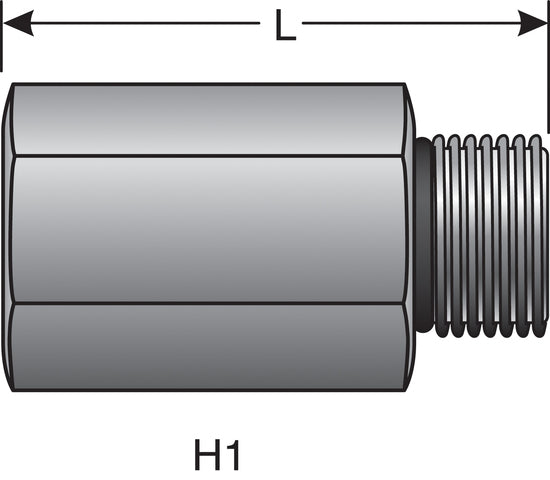 Hydraulic Coupling / Adapter Gates G25974-1210