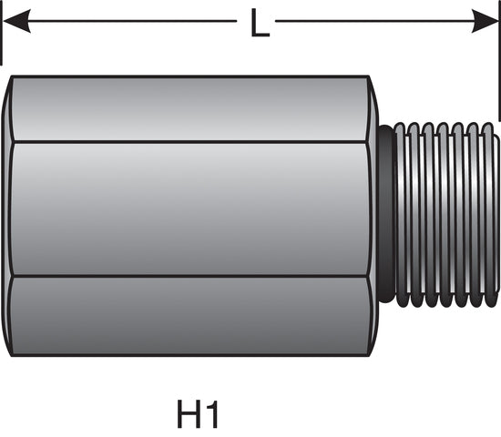 Hydraulic Coupling / Adapter Gates G25974-1216