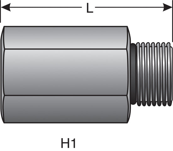 Hydraulic Coupling / Adapter Gates G25974-1216X