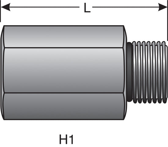 Hydraulic Coupling / Adapter Gates G25974-1612
