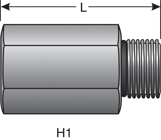 Hydraulic Coupling / Adapter Gates G25974-1612X