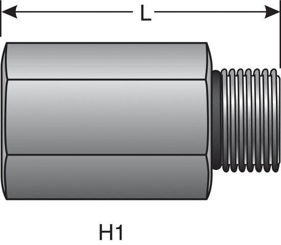 Hydraulic Coupling / Adapter Gates G25974-1616