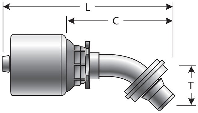 Hydraulic Coupling / Adapter Gates G25981-1212L