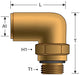 Hydraulic Coupling / Adapter Gates G31604-0612